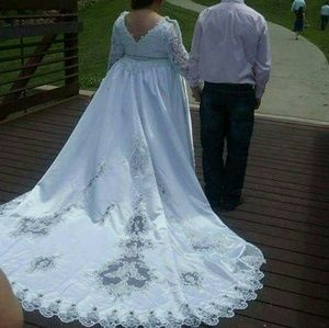 Beautiful wedding gown